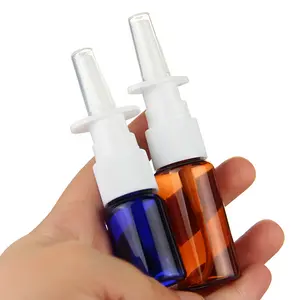 Liquid Empty Nasal Mist Spray Bottles Nasal Spray Bottles Pump Sprayer Mist Nose Spray Bottle 10ml 15ml 20ml 30ml