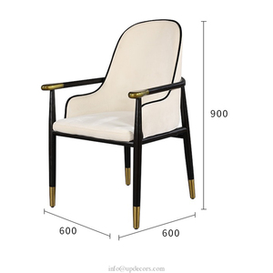 Silla de Comedor Italiana de Diseño Retro, Cómoda, de Cuero, para Muebles de Comedor - up Decors UP-002 Silla de Cuero UP-002 - Product Image 6