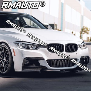 F30 Lip MP Style Real Carbon Fiber Front Bumper Lip Spoiler <b>Splitter</b> Body Styling Kit for BMW F30 F31 2012-2018 Car Accessories - Product Image 2