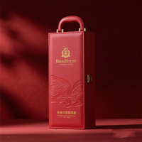 Boîte-cadeau en kraft ondulé de haute qualité de conception créative de luxe pour l'emballage de vin rouge pli et forme d'aimant