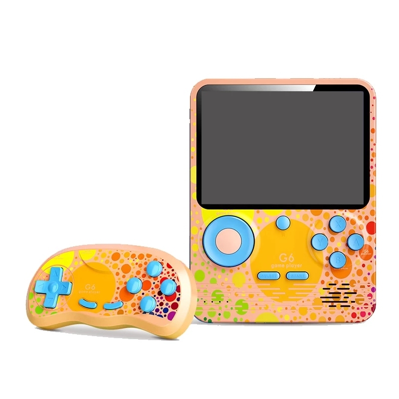 3,5 дюймов двух игроков ручной 6000 мАч Power Bank для игроков в стиле ретро 600 в 1 игровая консоль для детей