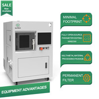 Imprimante 3D haute précision SLM 120D, laser fibre 500W, faisceau 8-12μm, conception compacte pour prototypage de bureau, machine d'impression 3D métallique