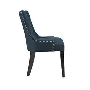 Chaise de <span class=keywords><strong>salle</strong></span> <span class=keywords><strong>à</strong></span> <span class=keywords><strong>manger</strong></span> moderne <span class=keywords><strong>à</strong></span> atmosphère simple, nouveau design, chaise de <span class=keywords><strong>salle</strong></span> <span class=keywords><strong>à</strong></span> <span class=keywords><strong>manger</strong></span> rembourrée en tissu avec garniture de tête de clou - Product Image 2