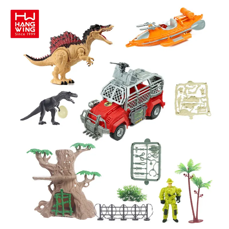 Hw Speelgoed Plastic Leuk Spel Set Dinosaurussen Ei 2023 Militaire Dinosaurus Scènes Speelgoed Kinderen