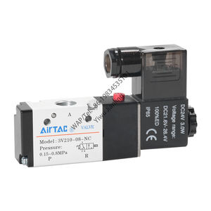 Nueva válvula solenoide Airtac original 3V210-06 3V220-06 3V210-08 3V220-08 Válvula solenoide neumática 3 vías 2 posiciones en stock - Product Image 3