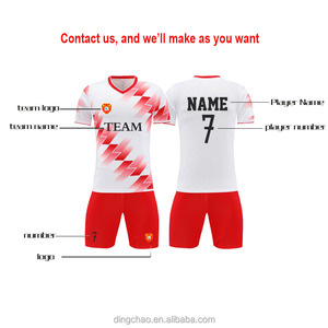 Chất Lượng Hàng Đầu Bóng Đá Jersey Mặc In Kỹ Thuật Số Polyester Bóng Đá Jersey Tùy Chỉnh Trống Bóng Đá Áo Sơ Mi Và Top Bóng Đá Đồng Phục Thiết Lập - Product Image 6