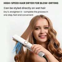 Lisseur d'air professionnel 110000 tr/min avec moteur BLDC, sèche-cheveux, styler humide à sec, outil de lissage ionique haute vitesse