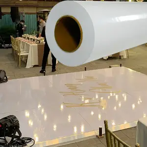 Support Custom Sizes Removable Within 1 Year Solvent Printed PVC Vinyl Dance Floor Wedding Dance Floor