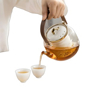Joyful Eyebrows Electric Ceramic <b>Stove</b> Tea Boiler Surrounding <b>Stove</b> Tea Maker Heat-resistant Glass Kettle Small Household Tea - Product Image 5