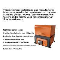 Table d'essai de fluidité du mortier NLD-5, table de saut motorisée, nouveau testeur standard de fluidité du mortier pour les essais en laboratoire de construction