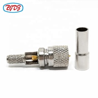 Usine directement 10/32 M5 mâle prise microdot 10-32 connecteur pour RG179 RG316 LMR100 RG174 RF coaxial connecteurs coaxiaux en stock