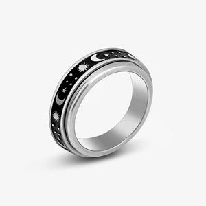 Anelli Girevoli Antistress in Acciaio Inossidabile, Anello Spinner a Catena per Uomo, Vendita all'Ingrosso dalla Cina - Product Image 3