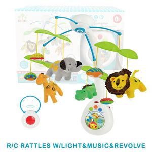 Plastic Remote Control Rotate Animal Bedside Bell Light Baby <strong>Musical</strong> <strong>Cot</strong> <strong>Mobile</strong> for Crib - Product Image 4