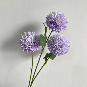 Künstliche Seide 3-Köpfige <span class=keywords><strong>Chrysanthemen</strong></span>-Kugel Handgefertigte Moderne Umweltfreundliche Recycelbare Blumenarrangements für Hochzeit Heim Party - Product Image 2