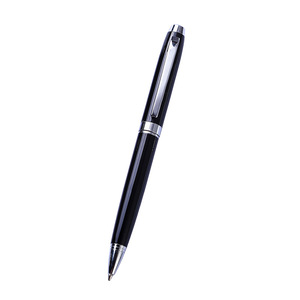 Hot Selling Classic Twist Metal Ballpoint <b>Pen</b> Gold <b>Silver</b> Trim Custom Laser Engraved Logo Business Office Medium Oil Ink - Product Image 5