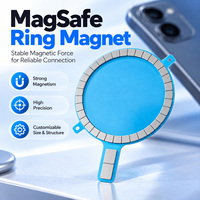 Anneau magnétique d'alignement pour recharge sans fil en néodyme OEM, assemblage sur mesure pour coques de téléphone, batteries externes et portefeuilles