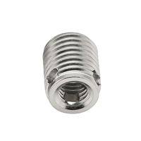 Super Duplex Stainless Steel SS 2205 2507 A286 904L Self-tapping Threaded Insert with Three Hole