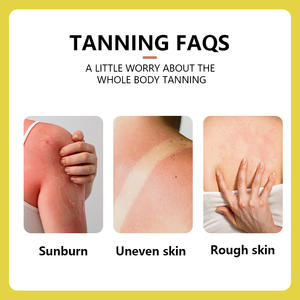 Gel de bronceado potente personalizado, aceite de piña, salsa para después del sol, vitamina C, loción de ayuda para tomar el sol dominante, nueva gelatina de bronceado extremo - Product Image 5