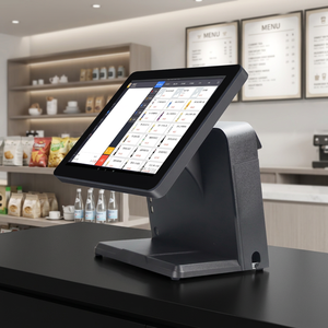 Machine de point de vente tactile Android Windows à double écran de 15,6 pouces, caisse enregistreuse pour restaurant, commerce de détail - Product Image 1