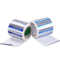 Autocollant PET en feuille d'argent brillant étanche adhésif personnalisé pour l'emballage