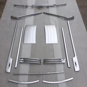 Kit de garnitures de portes argentées pour Land <span class=keywords><strong>Rover</strong></span> <span class=keywords><strong>Range</strong></span> <span class=keywords><strong>Rover</strong></span> 2018 2019 2020 <span class=keywords><strong>2021</strong></span> 2022, kit de moulures de portes extérieures, accessoires de style automobile - Product Image 1