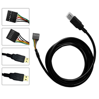 Módulo FT232RL Arduino USB a TTL RTS CTS TXD RXD UART, Convertidor de Cable Serial, Cable RS232 con Aislamiento de PVC/PTFE para Raspberry Pi