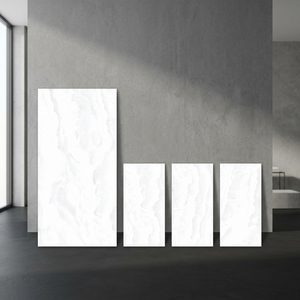 White Terrazzo Porcelain Floor Wall Tiles Vistaar 600x1200mm Glossy Polished Project Collection - Product Image 5
