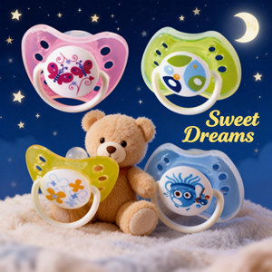 <span class=keywords><strong>Sucette</strong></span> pour bébé, sans BPA, en silicone, motif de dessin animé, débit variable, large ouverture, poignée, écologique, pour les nouveau-nés de 0 à 12 mois - Product Image 3