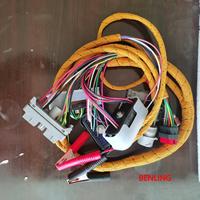 Arnés de cableado de prueba para motores C4.2, C4.4, C6.4, C7.1, C9, C13, C15, C18, y arnés de cableado de arranque y comprobación para reparación de CATERPILLAR 320C, 320D