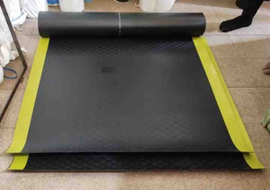 Electrical <b>Rubber</b> Mat Non Conductive Insulating Sheet for High Voltage Safety <b>Flooring</b> - Product Image 2