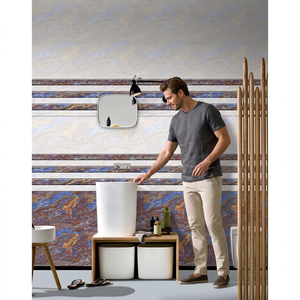 Carreaux muraux et de sol en céramique foncée brillante Vistaar 300x450mm, antidérapants, résistants aux acides, pour usage intérieur - Fournisseur d'usine - Product Image 4