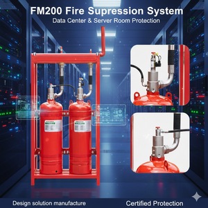 Sistema de Supresión de Incendios Automático FM200 HFC227ea FK-5112 <span class=keywords><strong>Novec</strong></span> <span class=keywords><strong>1230</strong></span> Tipo Cilindro para Sala de Ordenadores, Proyecto de Licitación, Contratista - Product Image 1