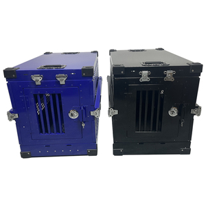 <span class=keywords><strong>Cages</strong></span> pour chiens et chats <span class=keywords><strong>extra</strong></span> larges incassables et à ventilation en acier inoxydable pour animaux de compagnie - Product Image 5