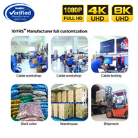 Mini DP actif haute vitesse 1.8M pour câble HDMI connexion vidéo HD pour ordinateur Mobile 4K 60Hz câble MINI DP vers HDMI