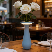 Lampe de table créative et simple de style américain Fuguang, avec lumière d'ambiance, pour maisons d'hôtes et décoration florale transfrontalière