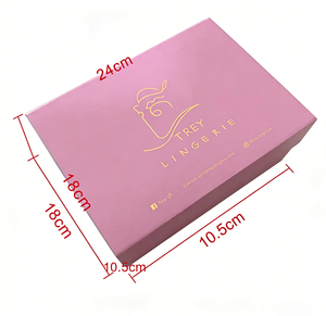 Luxury Custom <strong>Pink</strong> Rigid Cardboard Paper <strong>Gift</strong> Box for Clothing,<strong>gift</strong>, Comestic - Product Image 5