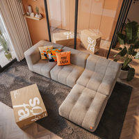 ATUNUS Muebles de Sala de Estar de Diseño Moderno de Alta Gama, Juego de Sofás Modulares Seccionales de Lujo