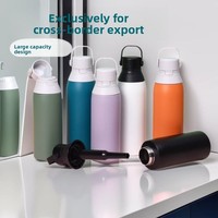 DD4047 Logo personnalisé 500ml 750ml Bouteille isotherme de camping à double paroi en acier inoxydable 304, isolation sous vide 12-24h, petite ouverture