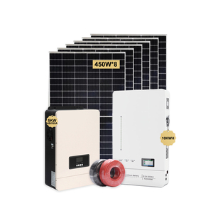 Sistema de Generación Solar Completo Sin Marca Sps5kw Bibo Off Grid de 1kw 3kw 5kw 8kw, Generador Solar de 5000 Vatios, Energía Solar Fuera de la Red - Product Image 1