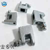 Serre-poutre galvanisé BC3 homologué FM, type robuste, serres-poutres sismiques pour la fixation de poutres métalliques et de conduites d'incendie dans les projets industriels