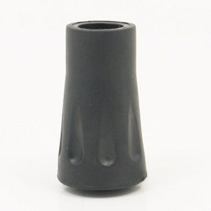 Couvre-pointe de bâton de trekking en caoutchouc noir 40 mm, accessoire pour bâton de randonnée - Product Image 4