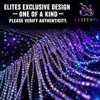 ELITES  Tenues de danse exotiques sexy de haute qualité pour filles, avec de gros diamants, vêtements de scène pour strip-teaseuses