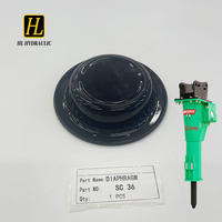 Pièces détachées pour excavatrice SC42 : Membrane en caoutchouc pour brise-roche hydraulique, kit de joints pour accumulateur de marteau