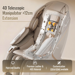 2026 NEW AI 4D Track Chair High-Gloss Mirror Shiatsu <b>Zero</b> <b>Gravity</b> <b>Recliner</b> for Home Office L50 YJ-L50 4D Telescopic Ma - Product Image 4