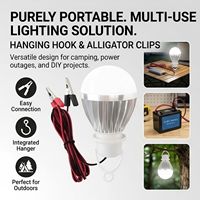 Ampoule LED d'urgence rechargeable E27 5W 7W 9W 12W 15W USB DC 5V 12V