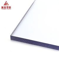 Feuille de polycarbonate solide à bas prix de 600mm * 1200mm * 5mm