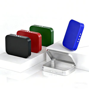 Custom Logo Printing Eco Friendly Airtight Child Proof Resistant Cr Tin <b>Box</b> with Child Safety <b>Lock</b> for Smoking Joint Packaging - Product Image 4