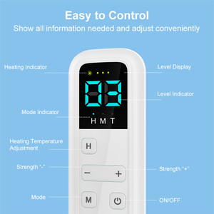 Parche <span class=keywords><strong>TENS</strong></span> Inalámbrico de Vanguardia con Pantalla LCD de 3 Niveles de Calentamiento y 8 Modos para Alivio del Dolor Corporal - Product Image 6