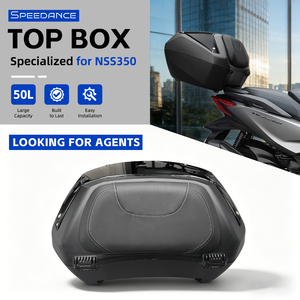 Coffre arrière SPD 50L grande capacité, installation sans perçage, serrure antivol, compatible avec les boîtes arrière de <span class=keywords><strong>moto</strong></span> Honda NSS350 - Product Image 1