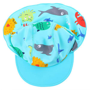 Chapeau d'été UPF50 + Sun Visor Toddler Baby Beach Sun Hat Adjustable Kids Wide Brim Bucket Hat - Product Image 2